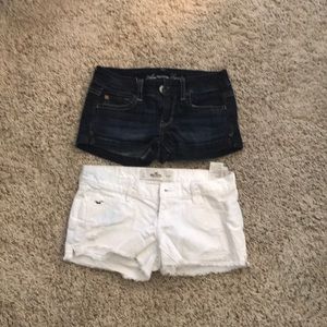 Women’s Hollister & AE Jean shorts size 0/00